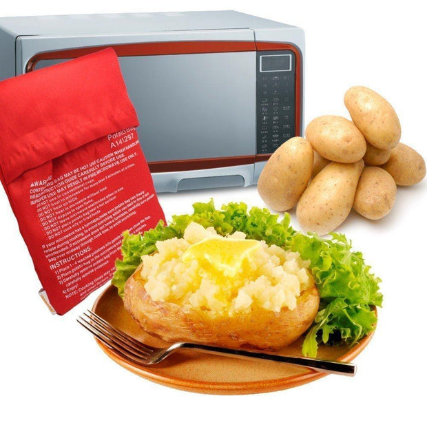 Reusable and Washable Microwave Baked Potato Bag Potato Express