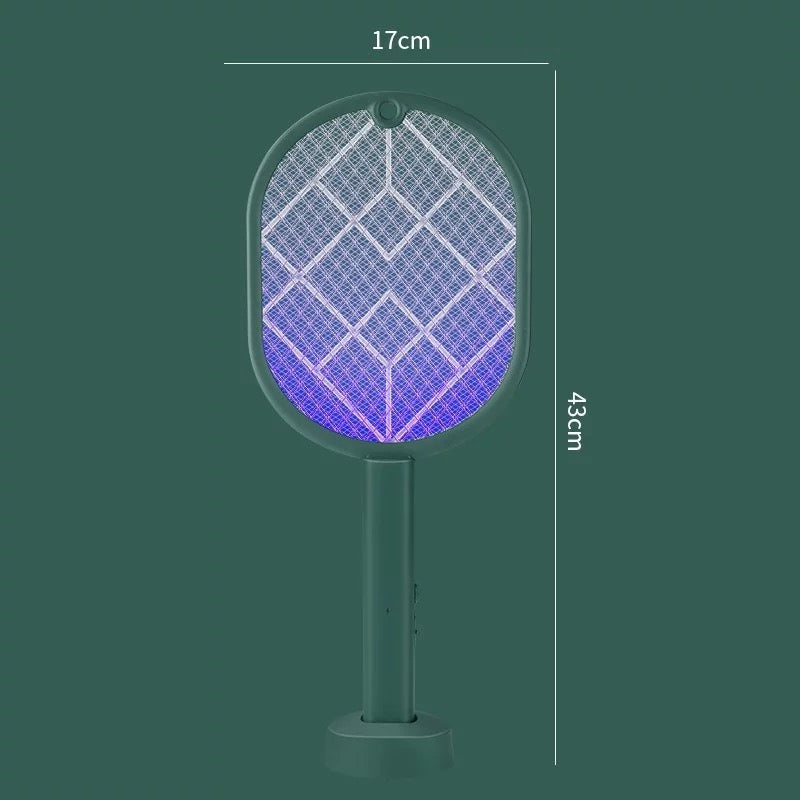 Hot Sale 3000V Electric Insect Racket Swatter Zapper USB Rechargeable Summer Mosquito Swatter Kill Fly Bug Zapper Killer Trap