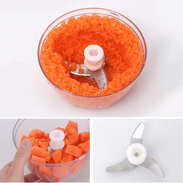 Original All in One Chopper for Fruits, Veggies, Meats (FREE Super Absorbent Cleaning Towel)
