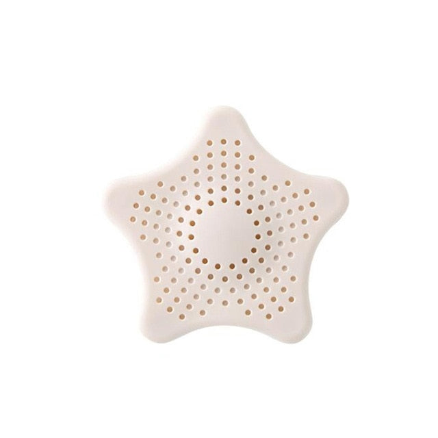 Wulekue Kitchen Gadgets Accessories Star Outfall Drain Cover Basin Sink Strainer Filter Shower Hair Catcher Stopper Plug